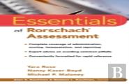 Essentials Of Rorschach Assessment
