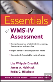 Essentials Of Wms-Iv Assessment