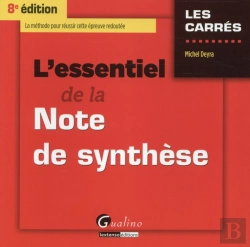 Bertrand.pt - Essentiel De La Note De Synthese 2015-2016, 8eme Ed. (L')