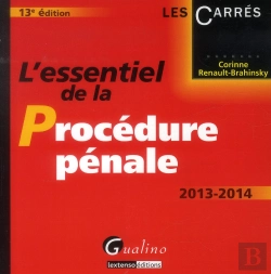 Bertrand.pt - Essentiel De La Proc Dure P Nale, 13  Me  Dition (L')