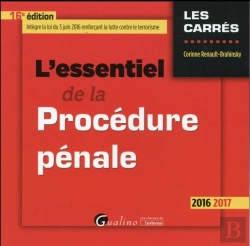 Bertrand.pt - Essentiel De La Procedure Penale 2016-2017, 16eme Ed. (L')