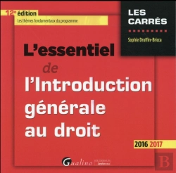 Bertrand.pt - Essentiel De L'Introduction Generale Au Droit 2016-2017, 12eme Ed. (L')