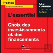 Essentiel Des Choix D'Investissement Et De Financement (L')