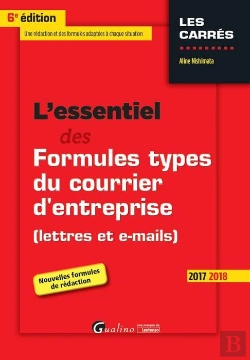 Bertrand.pt - Essentiel Des Formules Types Du Courrier D'Entreprise (Lettres Et E-Mails), 6eme Ed. (L')