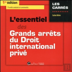 Bertrand.pt - Essentiel Des Grands Arrets Du Droit International Prive 2016-2017 (L')