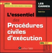 Essentiel Des Procedures Civiles D'Execution 2016-2017, 6eme Ed. (L')