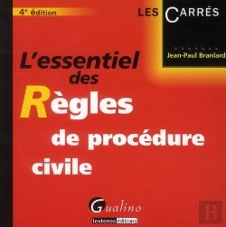 Bertrand.pt - Essentiel Des Regles De Procedure Civile