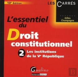 Bertrand.pt - Essentiel Du Droit Constitutionnel T.1. L