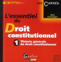 Bertrand.pt - Essentiel Du Droit Constitutionnel T.1. Theorie Generale Du Droit Constitutionnel, 12eme Edition