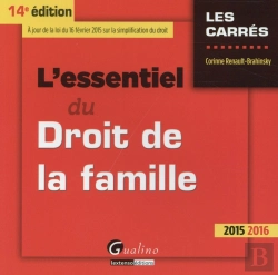 Bertrand.pt - Essentiel Du Droit De La Famille 2015-2016, 14eme Ed. (L')