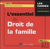 Essentiel Du Droit De La Famille 2016-2017, 15eme Ed. (L')