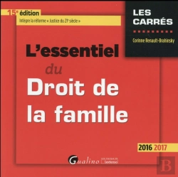 Bertrand.pt - Essentiel Du Droit De La Famille 2016-2017, 15eme Ed. (L')