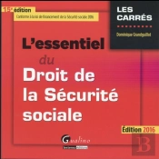 Essentiel Du Droit De La Securite Sociale 2016, 15eme Ed. (L')
