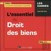 Essentiel Du Droit Des Biens 2016-2017, 9eme Ed. (L')