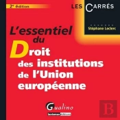 Essentiel Du Droit Des Institutions De L