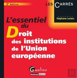 Bertrand.pt - Essentiel Du Droit Des Institutions De L