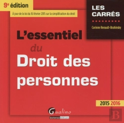 Bertrand.pt - Essentiel Du Droit Des Personnes 2015-2016, 9eme Ed. (L')
