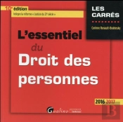 Essentiel Du Droit Des Personnes 2016-2017, 10eme Ed. (L')