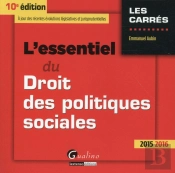 Essentiel Du Droit Des Politiques Sociales 2015-2016, 10eme Ed. (L')