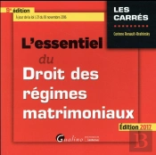Essentiel Du Droit Des Regimes Matrimoniaux, 9eme Ed. (L')