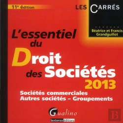 Bertrand.pt - Essentiel Du Droit Des Societes 2013, 11eme Edition (L')