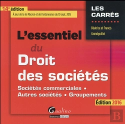 Bertrand.pt - Essentiel Du Droit Des Societes 2016, 14eme Ed. (L')