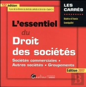 Essentiel Du Droit Des Societes 2017, 15eme (L')