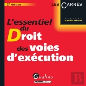 Essentiel Du Droit Des Voies D'Execution