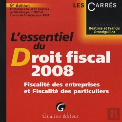 Bertrand.pt - Essentiel Du Droit Fiscal (Édition 2008)