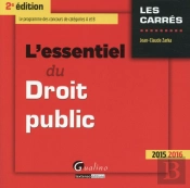 Essentiel Du Droit Public 2015-2016, 2eme Ed. (L')