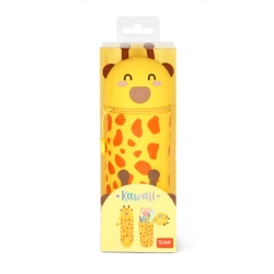 Bertrand.pt - Estojo de Lápis de Silicone 2 em 1 - Kawaii - Girafa