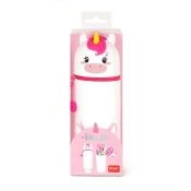 Estojo de Lápis de Silicone 2 em 1 - Kawaii – Unicórnio