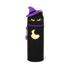 Bertrand.pt - Estojo Silicone Kawaii 2-em-1 - Gata Halloween