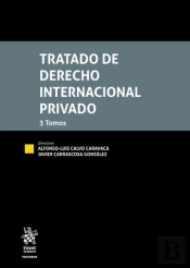 Estuche 3 Vols Tratado De Derecho Internacional Privado