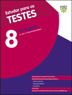 Bertrand.pt - Estudar para os Testes 8 - Português - 8.º ano