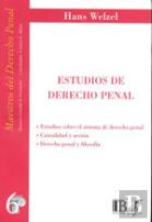Estudios De Derecho Penal: Causalidad Y Accion (Derecho Penal Y Filosofia)