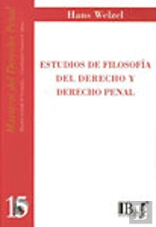 Estudios De Filosofia Del Derecho Y Derecho Penal 
