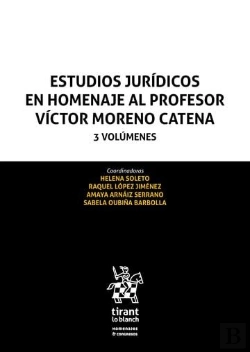 Bertrand.pt - Estudios Juridicos En Homenaje Al Profesor Victor Moreno Catena 3 Volumenes