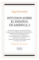 Estudios Sobre El Español De América, 2