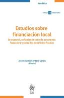 Estudios Sobre Financiacion Local En Especial Reflexiones