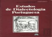 Estudos de Dialectologia Portuguesa