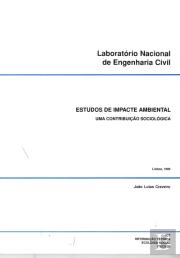 Estudos de Impacte Ambiental Uma Contribuição Sociológica