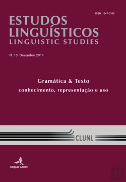 Bertrand.pt - Estudos Linguísticos N.º 10 
