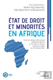 État De Droit Et Minorités En Afrique : Actes Du Colloque International Intitulé État De Droit