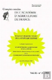 Etat Et Perspectives De La Populiculture ; Compte Rendu T.81 ; Aaf N.3