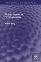 Ethical Issues In Psychosurgery