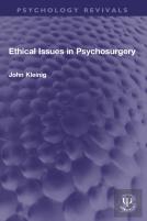 Ethical Issues In Psychosurgery