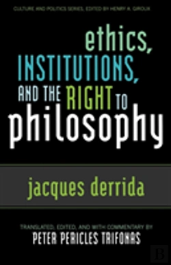 Bertrand.pt - Ethics, Institutions, And The Right To Philosophy