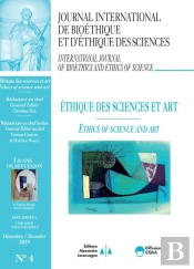 Ethique Des Sciences Et Art-Jib Vol 30 N°4-2019 : Journal International De Bioethique Et D'Ethique Des Sciences-Dec.2019