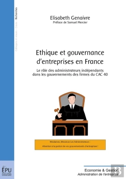 Bertrand.pt - Ethique Et Gouvernance D'Entreprise En France